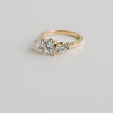 3.0 CT Elongated Cushion Solitaire Lab Grown Diamond Engagement Ringt