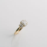 3.0 CT Elongated Cushion Solitaire Lab Grown Diamond Engagement Ringt