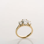 3.0 CT Elongated Cushion Solitaire Lab Grown Diamond Engagement Ringt