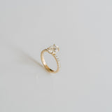 3.0 CT Elongated Cushion Solitaire Lab Grown Diamond Engagement Ringt