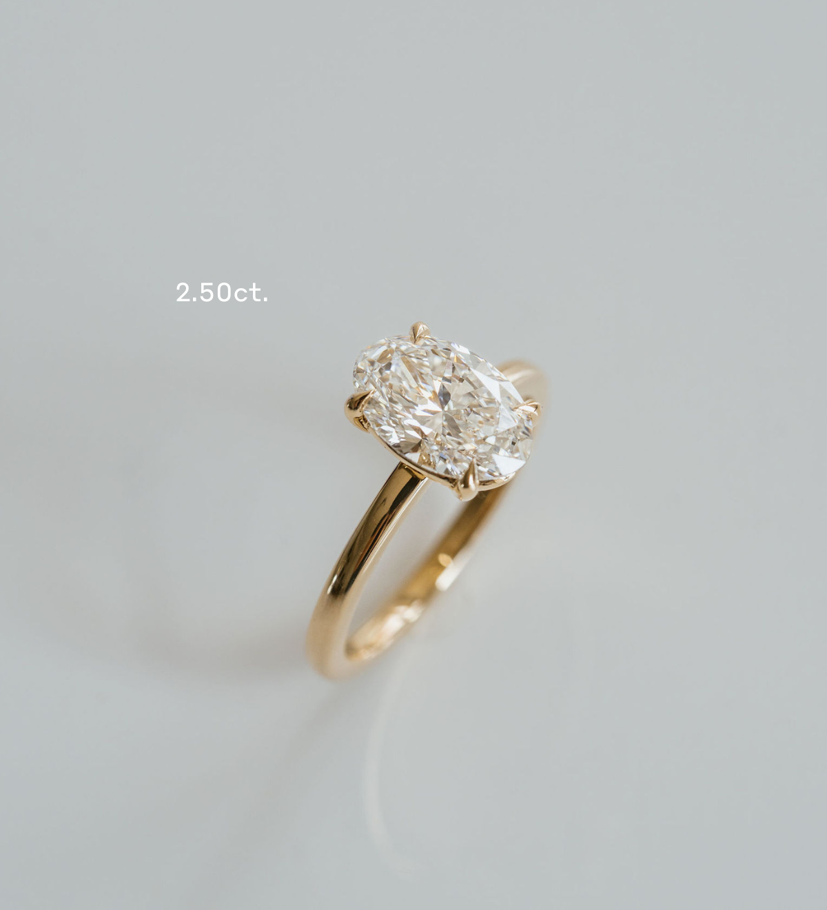 3.0 CT Elongated Cushion Solitaire Lab Grown Diamond Engagement Ringt