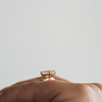 3.0 CT Elongated Cushion Solitaire Lab Grown Diamond Engagement Ringt