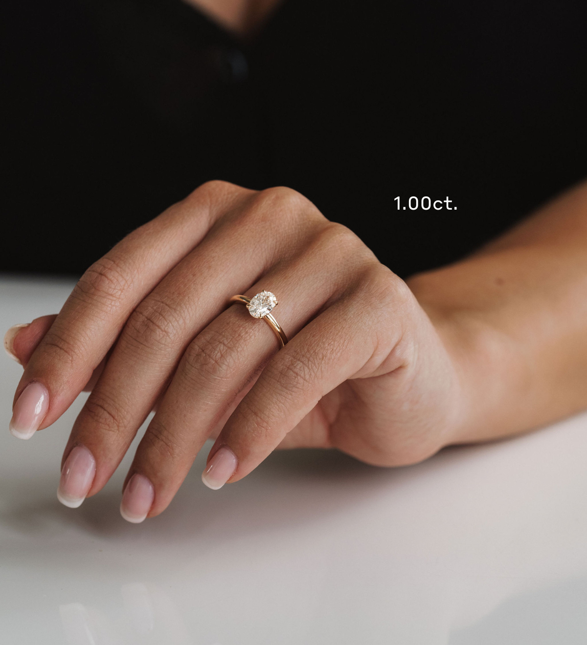 3.0 CT Elongated Cushion Solitaire Lab Grown Diamond Engagement Ringt