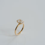 3.0 CT Elongated Cushion Solitaire Lab Grown Diamond Engagement Ringt