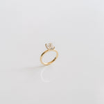 3.0 CT Elongated Cushion Solitaire Lab Grown Diamond Engagement Ringt