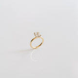 3.0 CT Elongated Cushion Solitaire Lab Grown Diamond Engagement Ringt