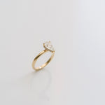 3.0 CT Elongated Cushion Solitaire Lab Grown Diamond Engagement Ringt