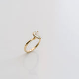3.0 CT Elongated Cushion Solitaire Lab Grown Diamond Engagement Ringt