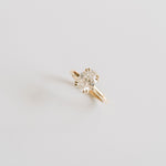 3.0 CT Elongated Cushion Solitaire Lab Grown Diamond Engagement Ringt