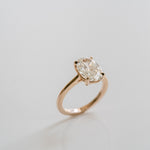3.0 CT Elongated Cushion Solitaire Lab Grown Diamond Engagement Ringt
