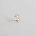 3.0 CT Elongated Cushion Solitaire Lab Grown Diamond Engagement Ringt