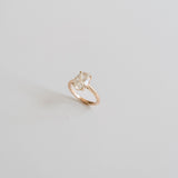 3.0 CT Elongated Cushion Solitaire Lab Grown Diamond Engagement Ringt