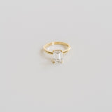 3.0 CT Elongated Cushion Solitaire Lab Grown Diamond Engagement Ringt