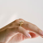 3.0 CT Elongated Cushion Solitaire Lab Grown Diamond Engagement Ringt