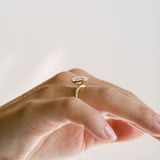 3.0 CT Elongated Cushion Solitaire Lab Grown Diamond Engagement Ringt