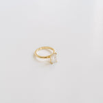 3.0 CT Elongated Cushion Solitaire Lab Grown Diamond Engagement Ringt