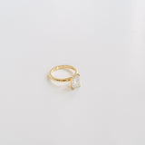 3.0 CT Elongated Cushion Solitaire Lab Grown Diamond Engagement Ringt