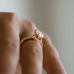 3.0 CT Elongated Cushion Solitaire Lab Grown Diamond Engagement Ringt