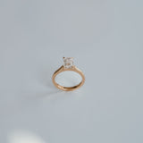 3.0 CT Elongated Cushion Solitaire Lab Grown Diamond Engagement Ringt