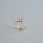 3.0 CT Elongated Cushion Solitaire Lab Grown Diamond Engagement Ringt