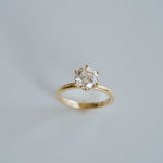 3.0 CT Elongated Cushion Solitaire Lab Grown Diamond Engagement Ringt