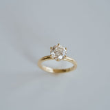 3.0 CT Elongated Cushion Solitaire Lab Grown Diamond Engagement Ringt