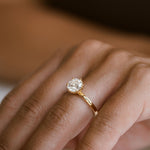 3.0 CT Elongated Cushion Solitaire Lab Grown Diamond Engagement Ringt