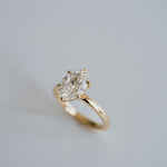 3.0 CT Elongated Cushion Solitaire Lab Grown Diamond Engagement Ringt