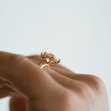 3.0 CT Elongated Cushion Solitaire Lab Grown Diamond Engagement Ringt