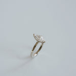 3.0 CT Elongated Cushion Solitaire Lab Grown Diamond Engagement Ringt