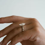 3.0 CT Elongated Cushion Solitaire Lab Grown Diamond Engagement Ringt