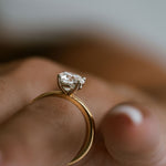 3.0 CT Elongated Cushion Solitaire Lab Grown Diamond Engagement Ringt