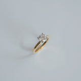 3.0 CT Elongated Cushion Solitaire Lab Grown Diamond Engagement Ringt