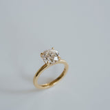 3.0 CT Elongated Cushion Solitaire Lab Grown Diamond Engagement Ringt