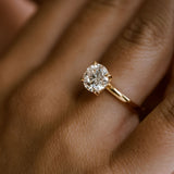 3.0 CT Elongated Cushion Solitaire Lab Grown Diamond Engagement Ringt