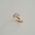 3.0 CT Elongated Cushion Solitaire Lab Grown Diamond Engagement Ringt