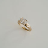3.0 CT Elongated Cushion Solitaire Lab Grown Diamond Engagement Ringt