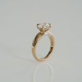 3.0 CT Elongated Cushion Solitaire Lab Grown Diamond Engagement Ringt