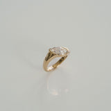 3.0 CT Elongated Cushion Solitaire Lab Grown Diamond Engagement Ringt