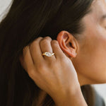 3.0 CT Elongated Cushion Solitaire Lab Grown Diamond Engagement Ringt