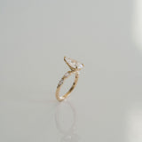 3.0 CT Elongated Cushion Solitaire Lab Grown Diamond Engagement Ringt