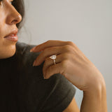 3.0 CT Elongated Cushion Solitaire Lab Grown Diamond Engagement Ringt