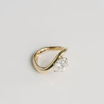 3.0 CT Elongated Cushion Solitaire Lab Grown Diamond Engagement Ringt