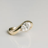 3.0 CT Elongated Cushion Solitaire Lab Grown Diamond Engagement Ringt