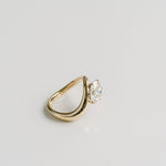 3.0 CT Elongated Cushion Solitaire Lab Grown Diamond Engagement Ringt
