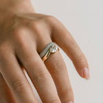 3.0 CT Elongated Cushion Solitaire Lab Grown Diamond Engagement Ringt