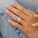 3.0 CT Elongated Cushion Solitaire Lab Grown Diamond Engagement Ringt