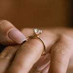 3.0 CT Elongated Cushion Solitaire Lab Grown Diamond Engagement Ringt