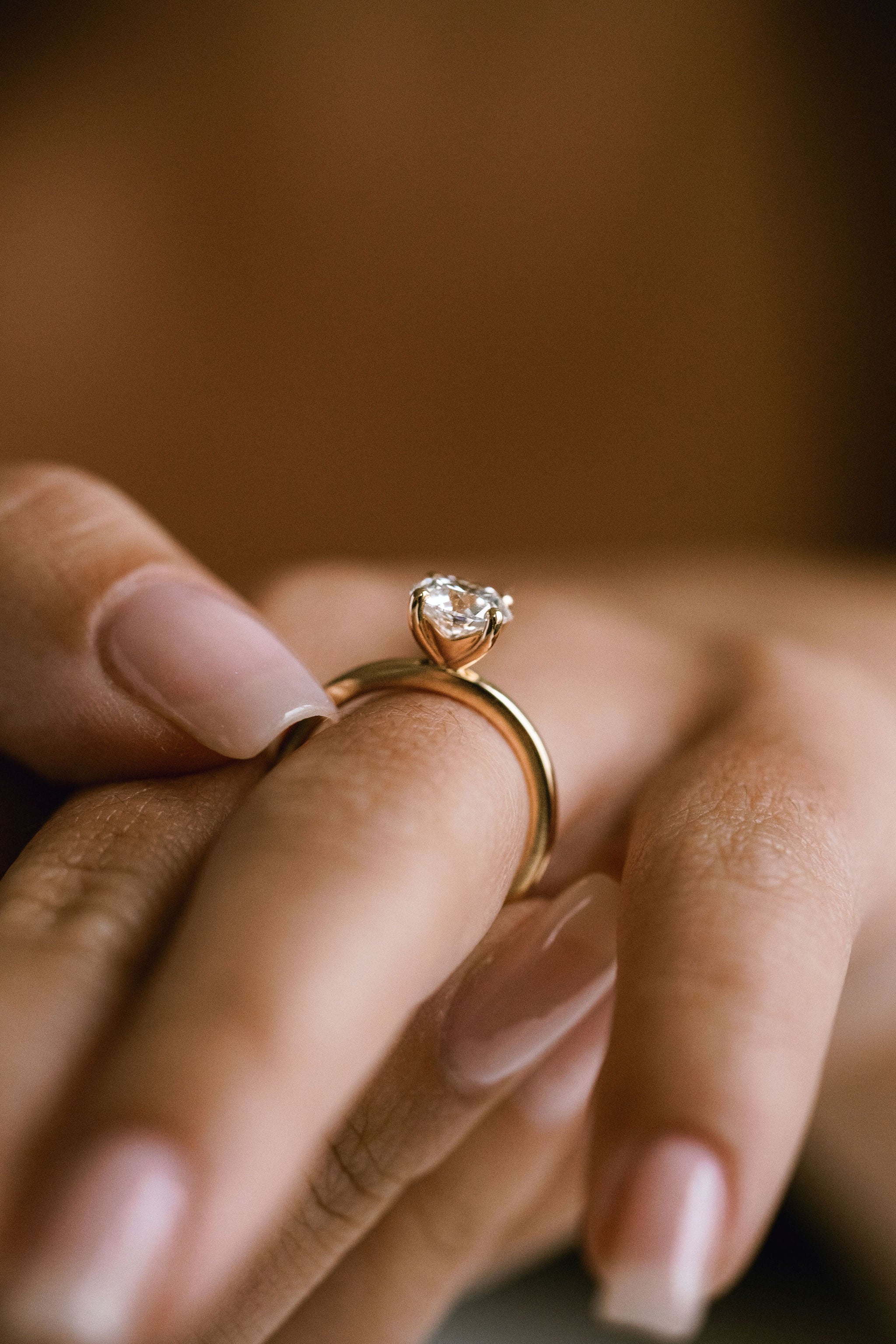 3.0 CT Elongated Cushion Solitaire Lab Grown Diamond Engagement Ringt
