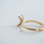 3.0 CT Elongated Cushion Solitaire Lab Grown Diamond Engagement Ringt